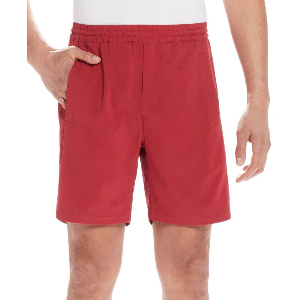 Weatherproof Vintage Men's 7" Performance Shorts Garnet Red L B4HP